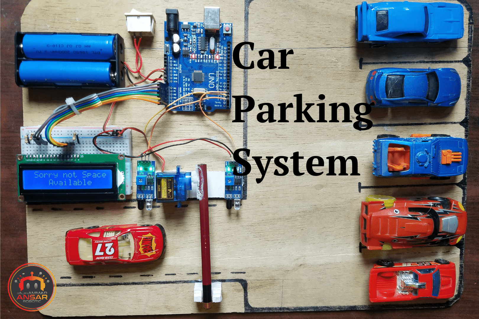 Car Parking System Using Arduino And Ir Sensor Marobotic