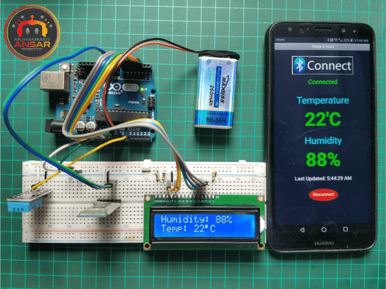 Wireless Temperature And Humidity Monitoring System With Mobile App