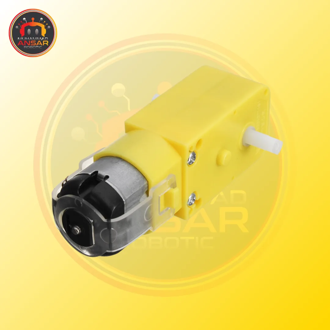 DC Gear Motor 3-6V TT Yellow Gear Motor Double Shaft - Image 1