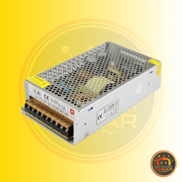 INVENTO 1Pcs 5V 40A 200W DC Power Supply SMPS AC to DC Converter for CCTV Robotics CNC DIY Projects