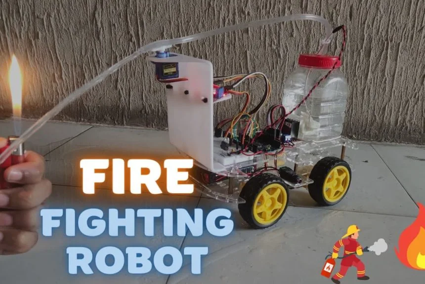 Automatic Fire Fighting Robot Using Arduino UNO
