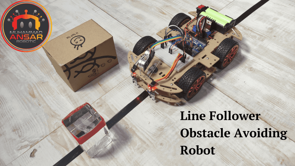 line follower obstacle avoiding robot thumbnail MArobotics