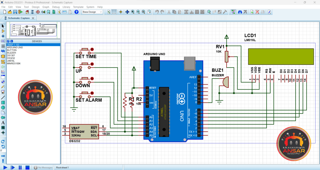 Real Time Clock With Alarm Using Arduino And RTC DS3231