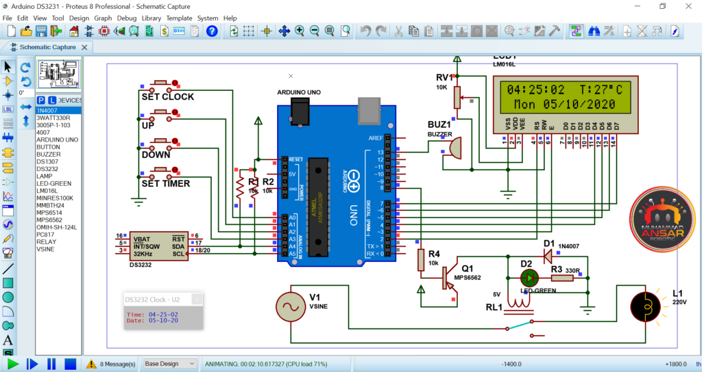 Real Time Clock Based Automatic Home Appliances Control 