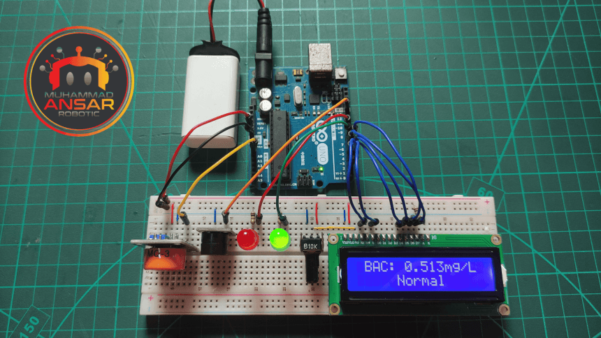 Arduino And MQ-3 Sensor Based Alcohol Detector – MA Robotic