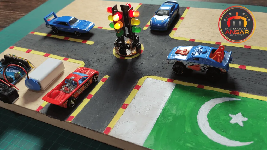 Arduino UNO Based 4 Way Traffic Signal Control