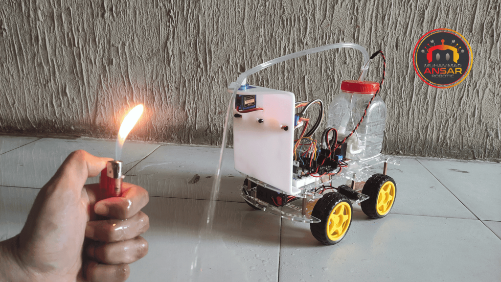 Automatic Fire Fighting Robot Using Arduino