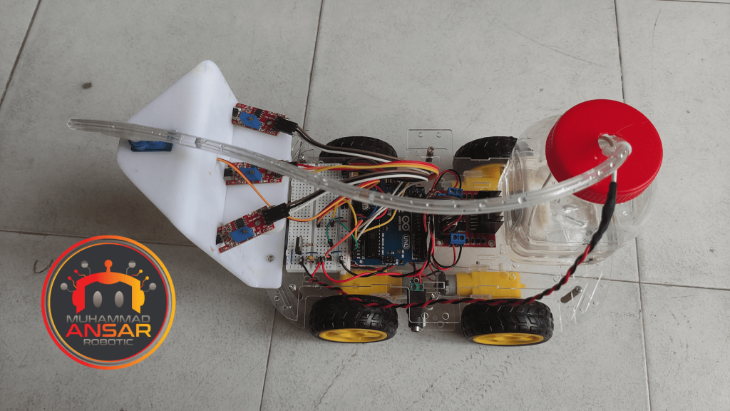 Automatic Fire Fighting Robot Using Arduino