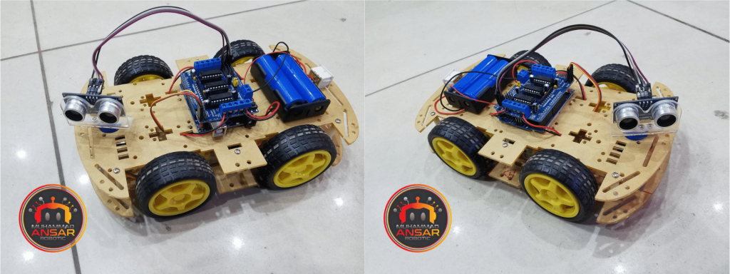 Obstacle Avoiding Robot Using Arduino UNO And L293D With HC-SR04 Sensor