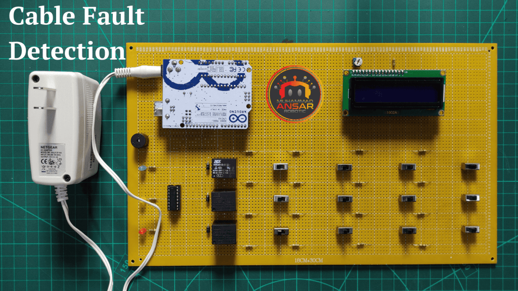 Underground Cable Fault Detection Using Arduino UNO