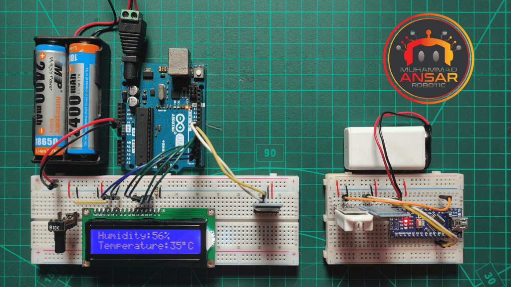 Wireless Temperature And Humidity Monitoring System Using DHT-22 Sensor
