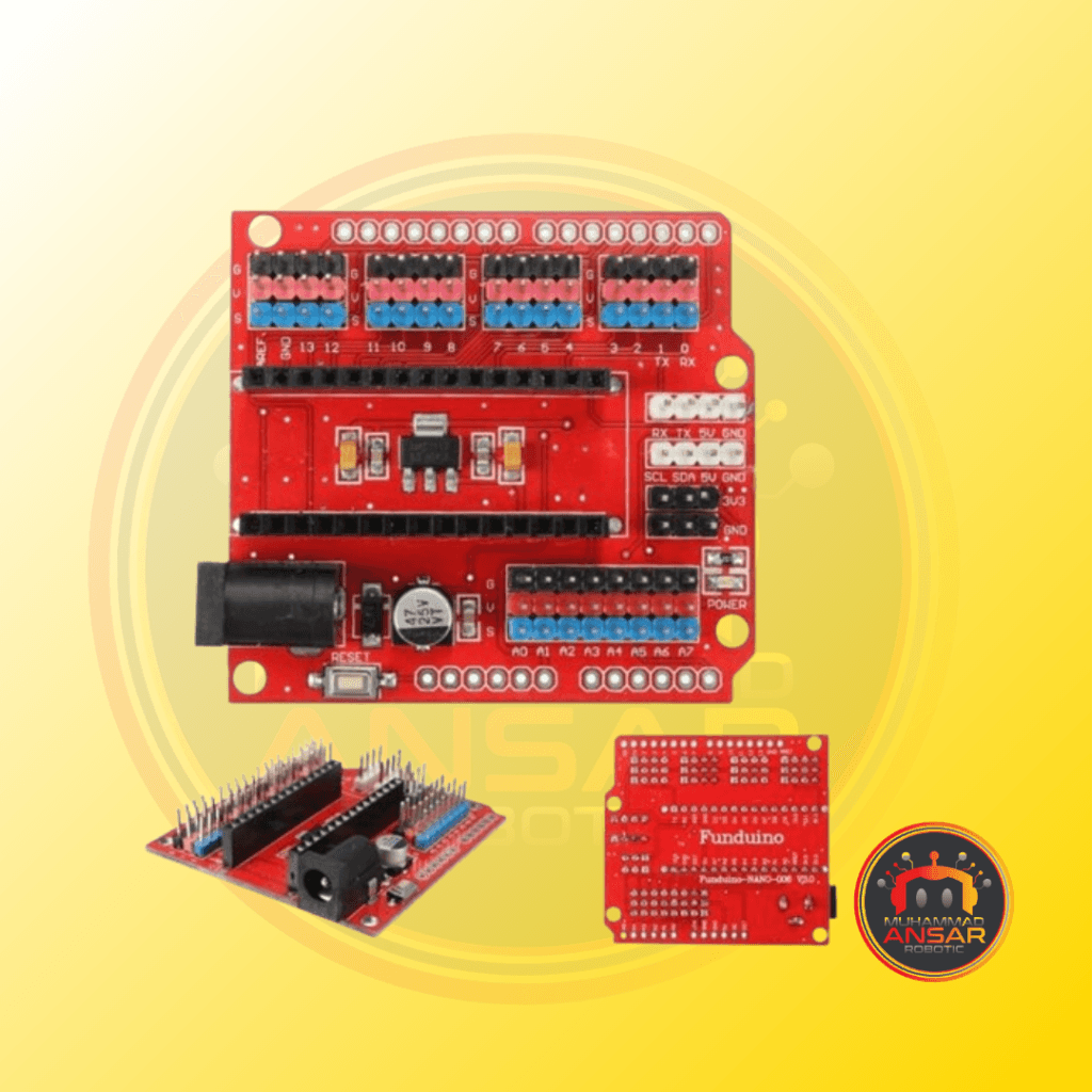 Arduino Nano Io Expansion Sensor Shield Red Module Uno Ma Robotic 3283