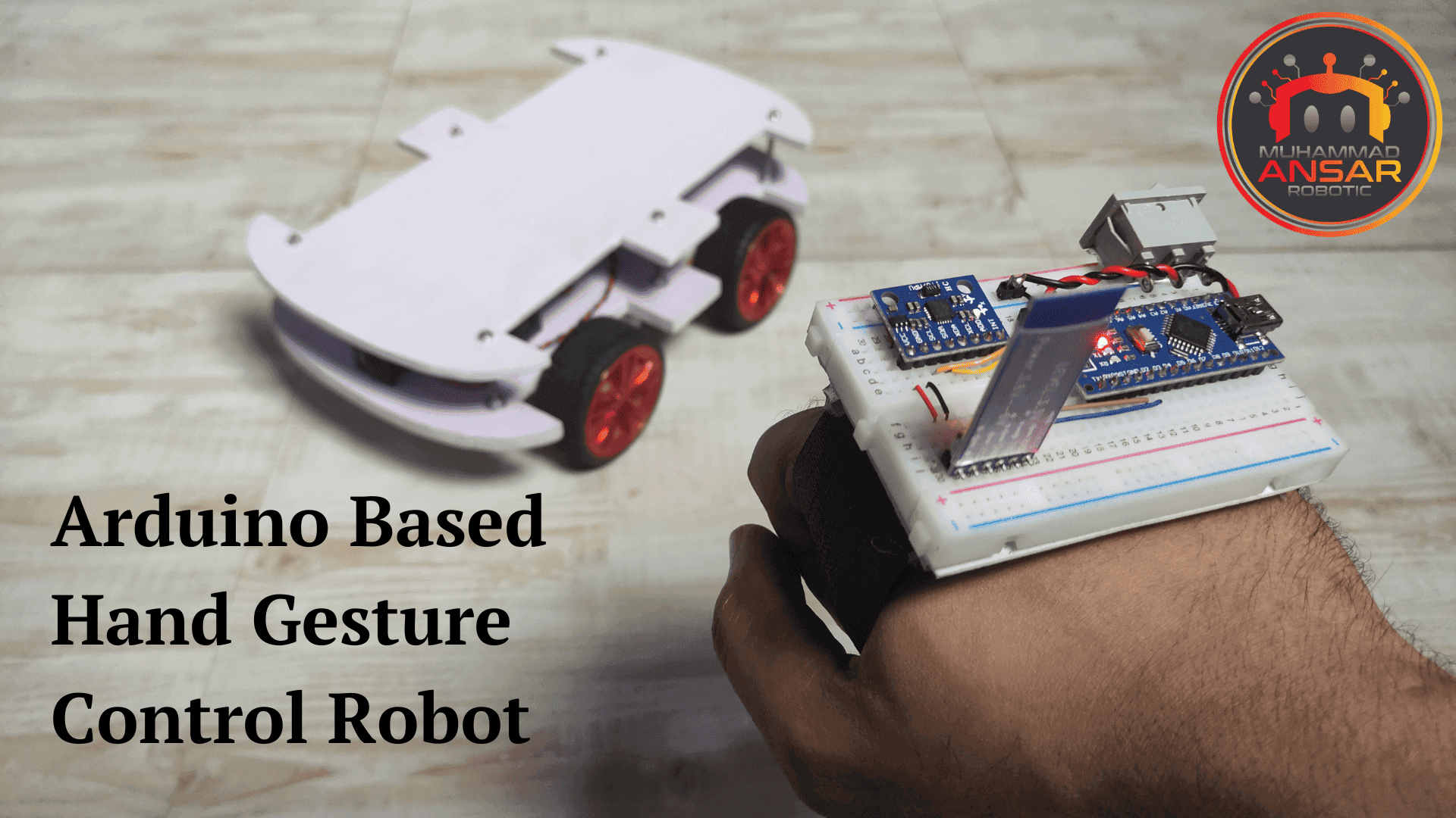 Arduino gesture 2024 control robot