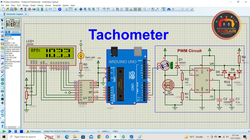 Tachometer With PNP and NPN Sensor Using Arduino