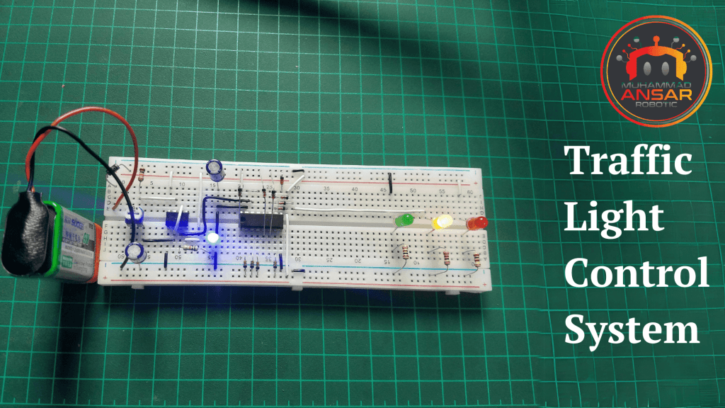 Traffic Light Signal Using 555 Timer And CD4017