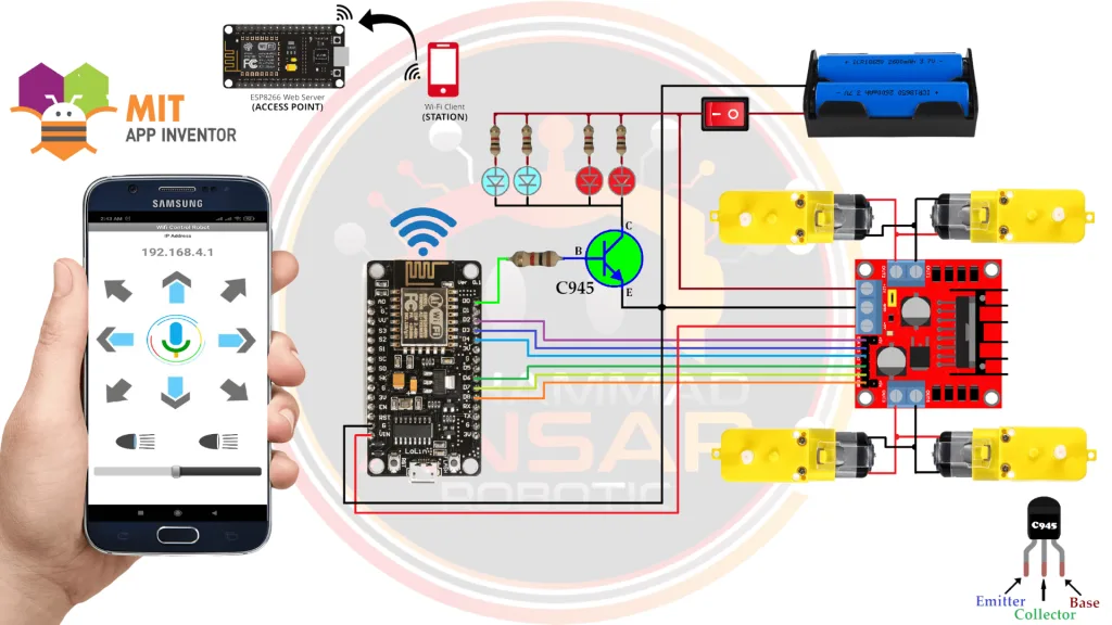 WiFi Based Robot With Android Application Control