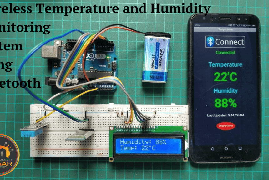 Wireless Temperature And Humidity Monitoring System With Mobile App